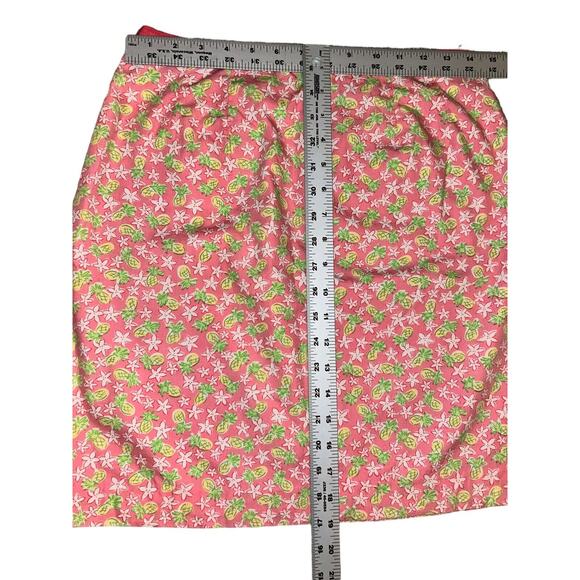 LILLY PULITZER Skirt ~ Pink Pineapple ~ VINTAGE White Label ~ Size 6 - Picture 5 of 9